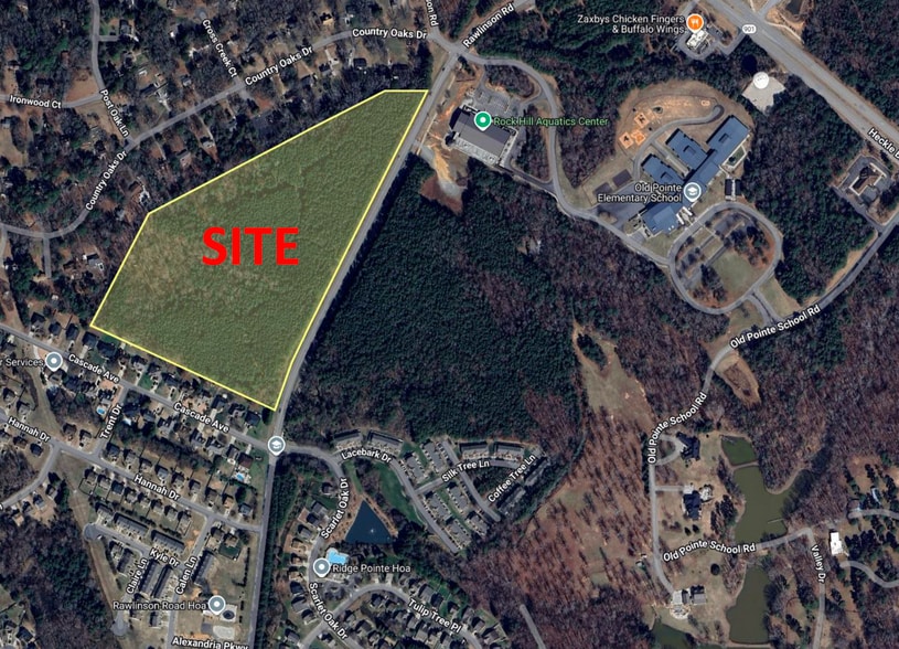 404 Rawlinson Rd, Rock Hill, SC for sale - Aerial - Image 1 of 5