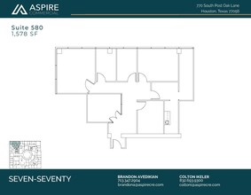 770 S Post Oak Ln, Houston, TX for lease Floor Plan- Image 1 of 2