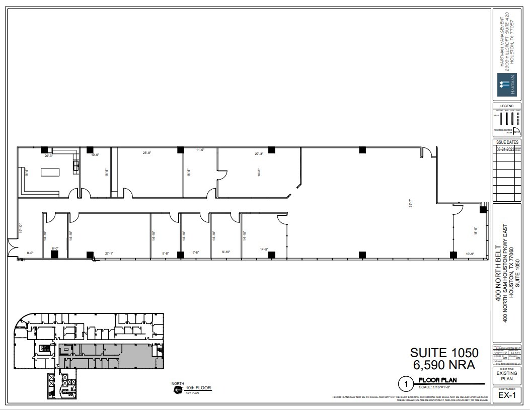 400 N Sam Houston Pky E, Houston, TX for lease Floor Plan- Image 1 of 1