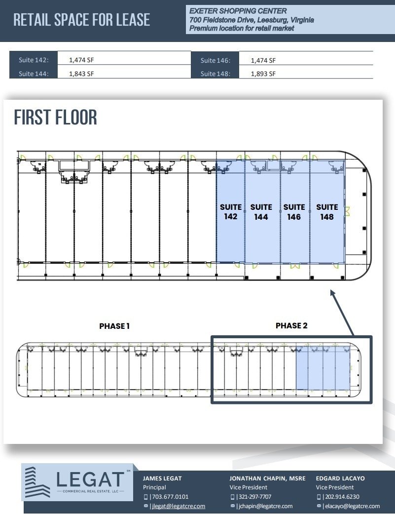 700 Fieldstone Dr, Leesburg, VA for lease Floor Plan- Image 1 of 1