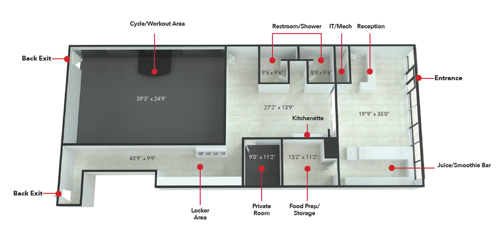 464 N Alafaya Trl, Orlando, FL for lease - Floor Plan - Image 2 of 2