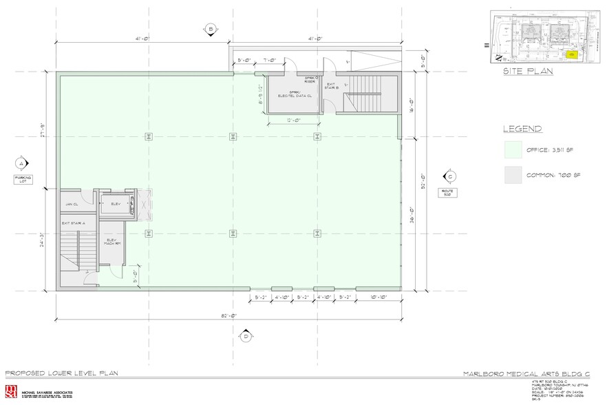 479 Route 520, Marlboro, NJ for lease - Site Plan - Image 2 of 5