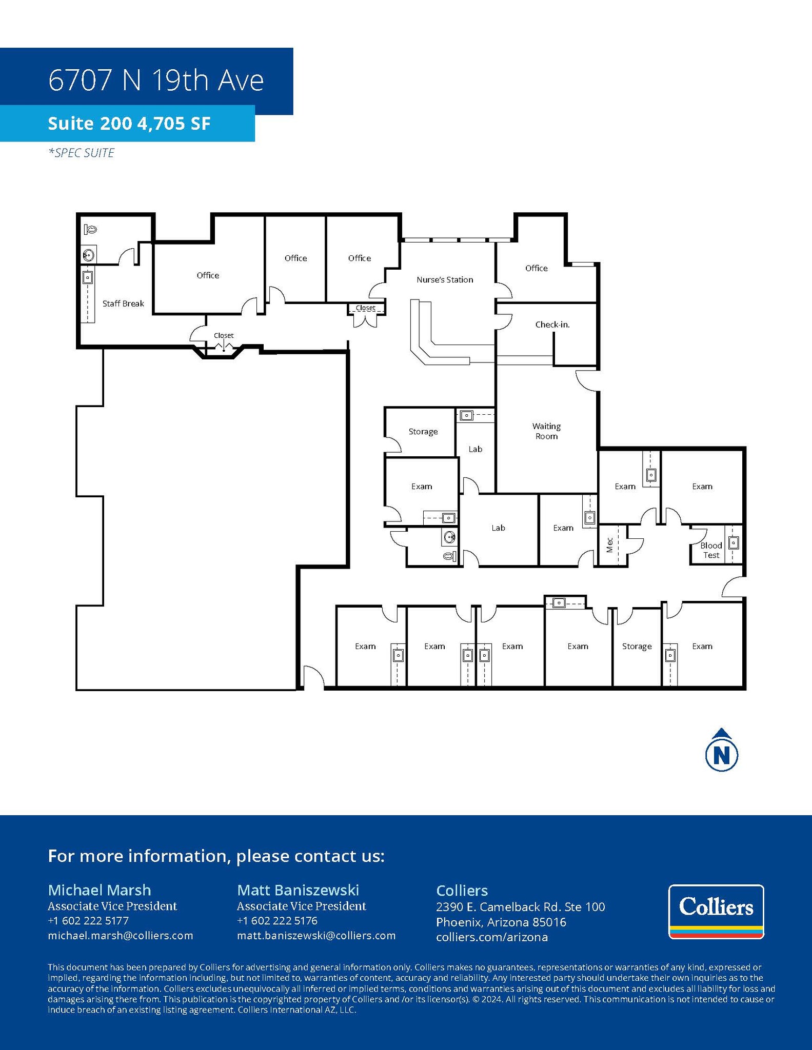 6707 N 19th Ave, Phoenix, AZ for lease Floor Plan- Image 1 of 1