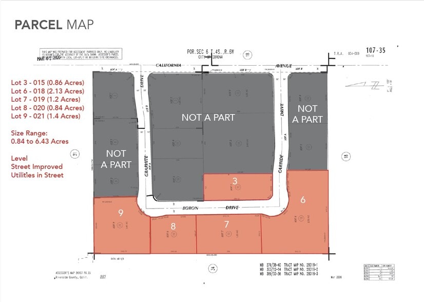 BORON DRIVE & CARBIDE DRIVE, Corona, CA for sale - Building Photo - Image 3 of 4