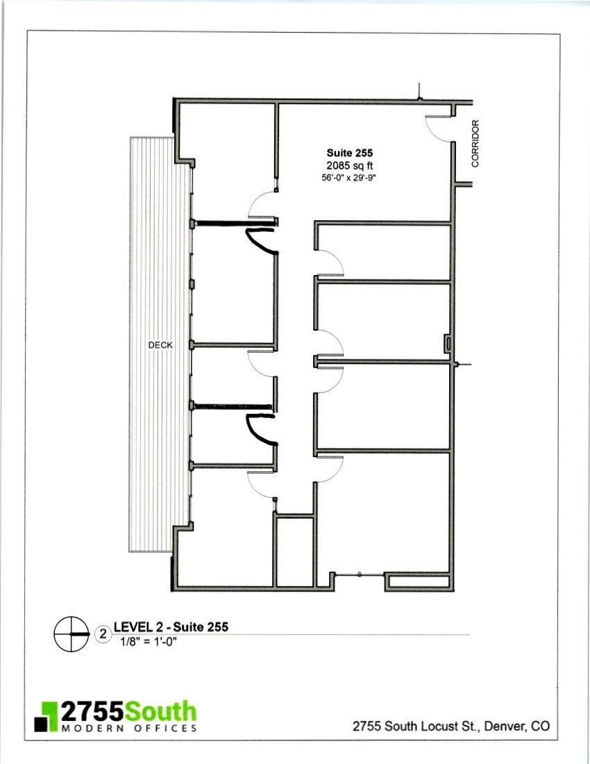 2755 S Locust St, Denver, CO for lease Floor Plan- Image 1 of 2