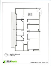 2755 S Locust St, Denver, CO for lease Floor Plan- Image 1 of 1