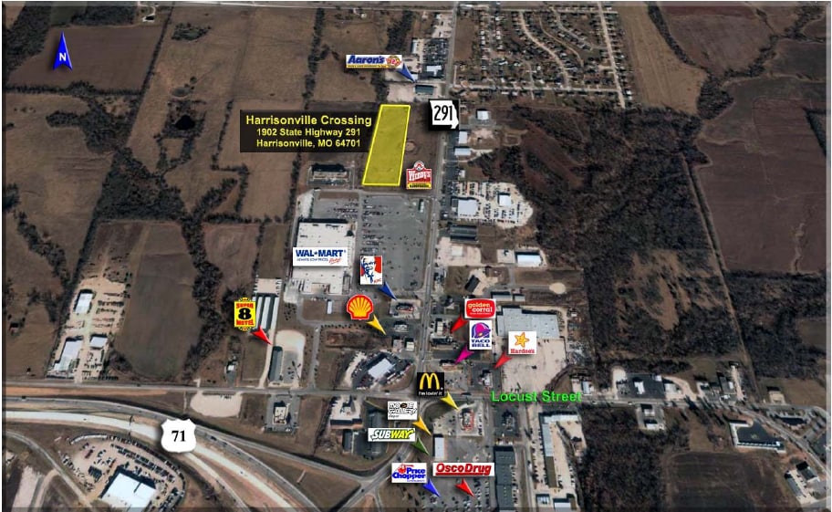 1802-2012 N State Route 291, Harrisonville, MO for lease - Aerial - Image 2 of 16