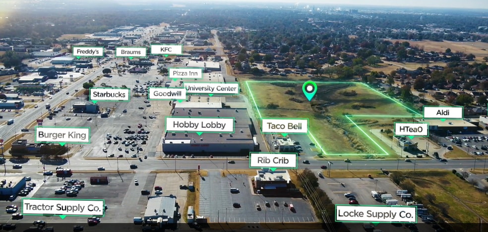 1150 Prospect Ave, Ponca City, OK for sale - Aerial - Image 1 of 4