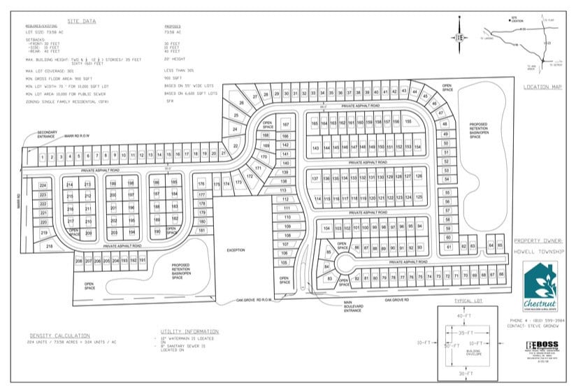 SE Oak Grove & E Marr Rd, Howell, MI for sale - Other - Image 1 of 1
