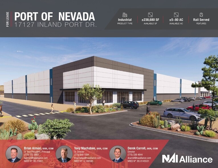 17127 Inland Port Dr, Fernley, NV for lease - Primary Photo - Image 1 of 4