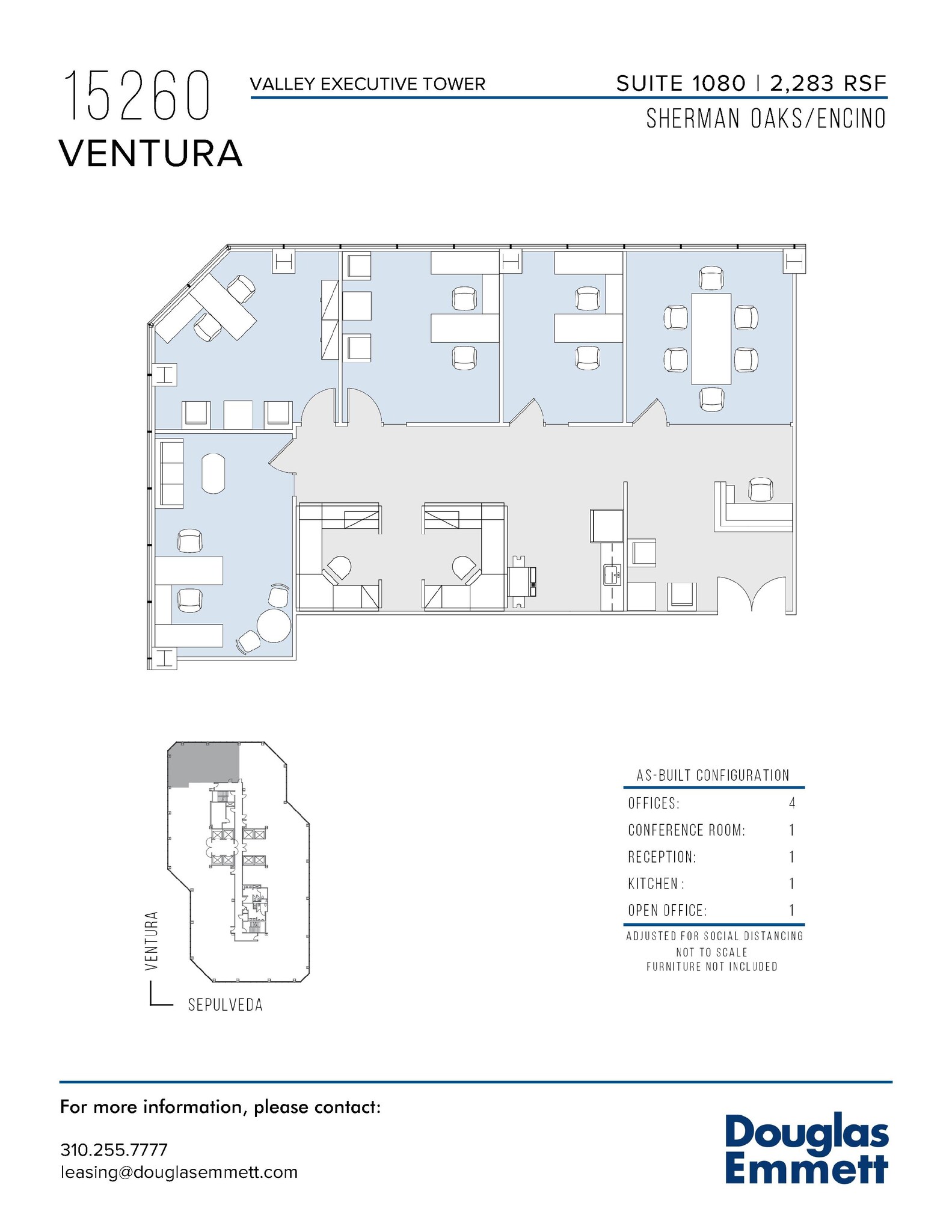 15260 Ventura Blvd, Sherman Oaks, CA for lease Floor Plan- Image 1 of 1