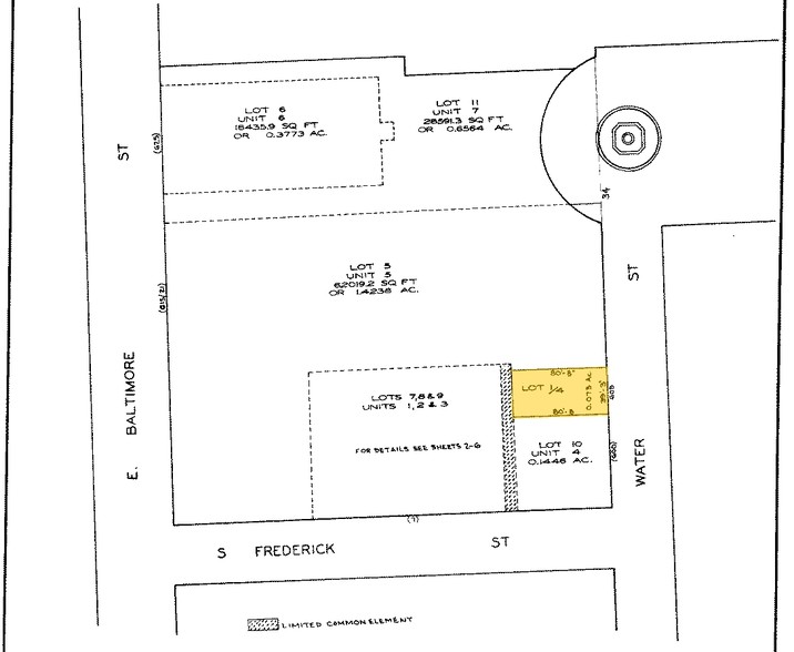 608 Water St, Baltimore, MD for lease - Plat Map - Image 3 of 9