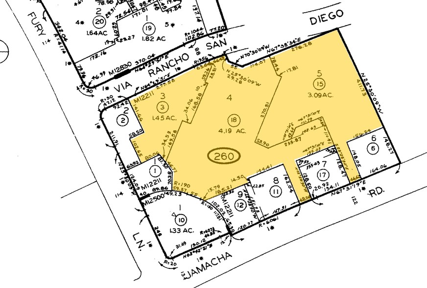 2650-2654 Jamacha Rd, El Cajon, CA for sale - Plat Map - Image 1 of 1