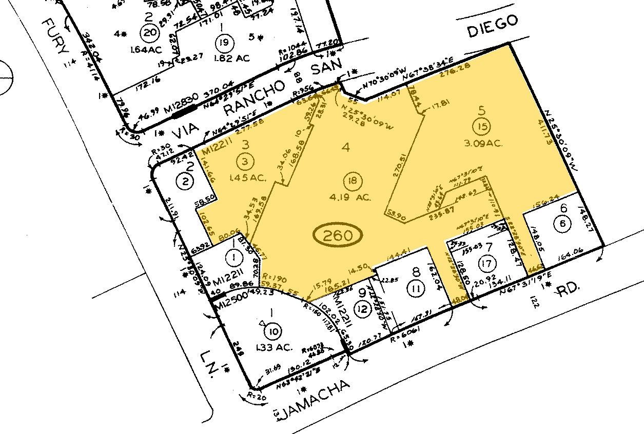 2650-2654 Jamacha Rd, El Cajon, CA for sale Plat Map- Image 1 of 1