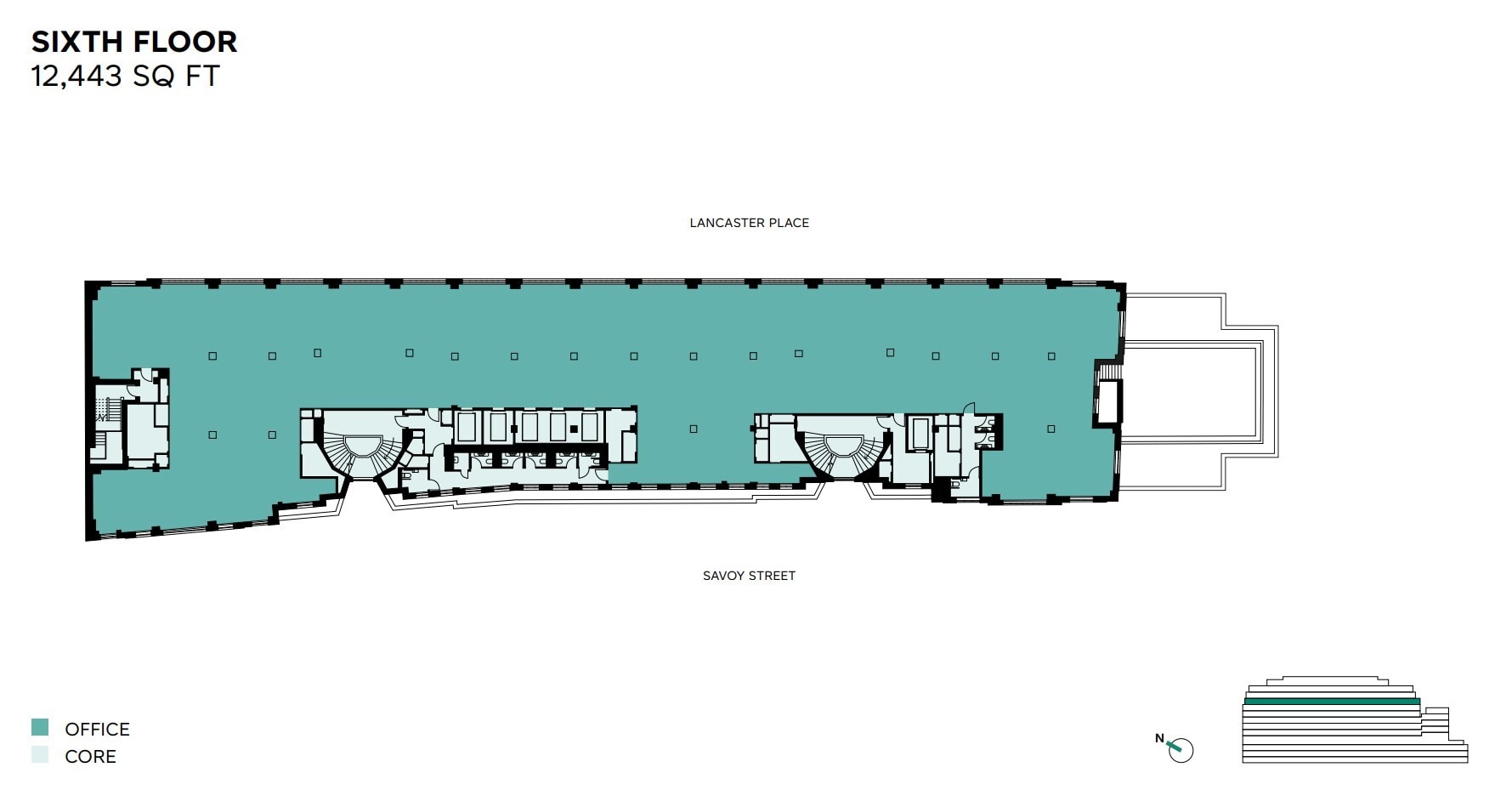 12-13 Lancaster Pl, London for lease Floor Plan- Image 1 of 1