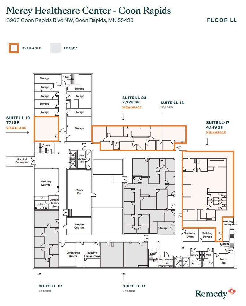3860-3960 Coon Rapids Blvd NW, Coon Rapids, MN for lease Floor Plan- Image 1 of 1