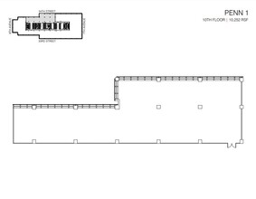 PENN 1, New York, NY for lease Floor Plan- Image 2 of 2