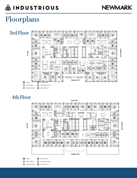 999 Peachtree St NE, Atlanta, GA for lease - Floor Plan - Image 3 of 5