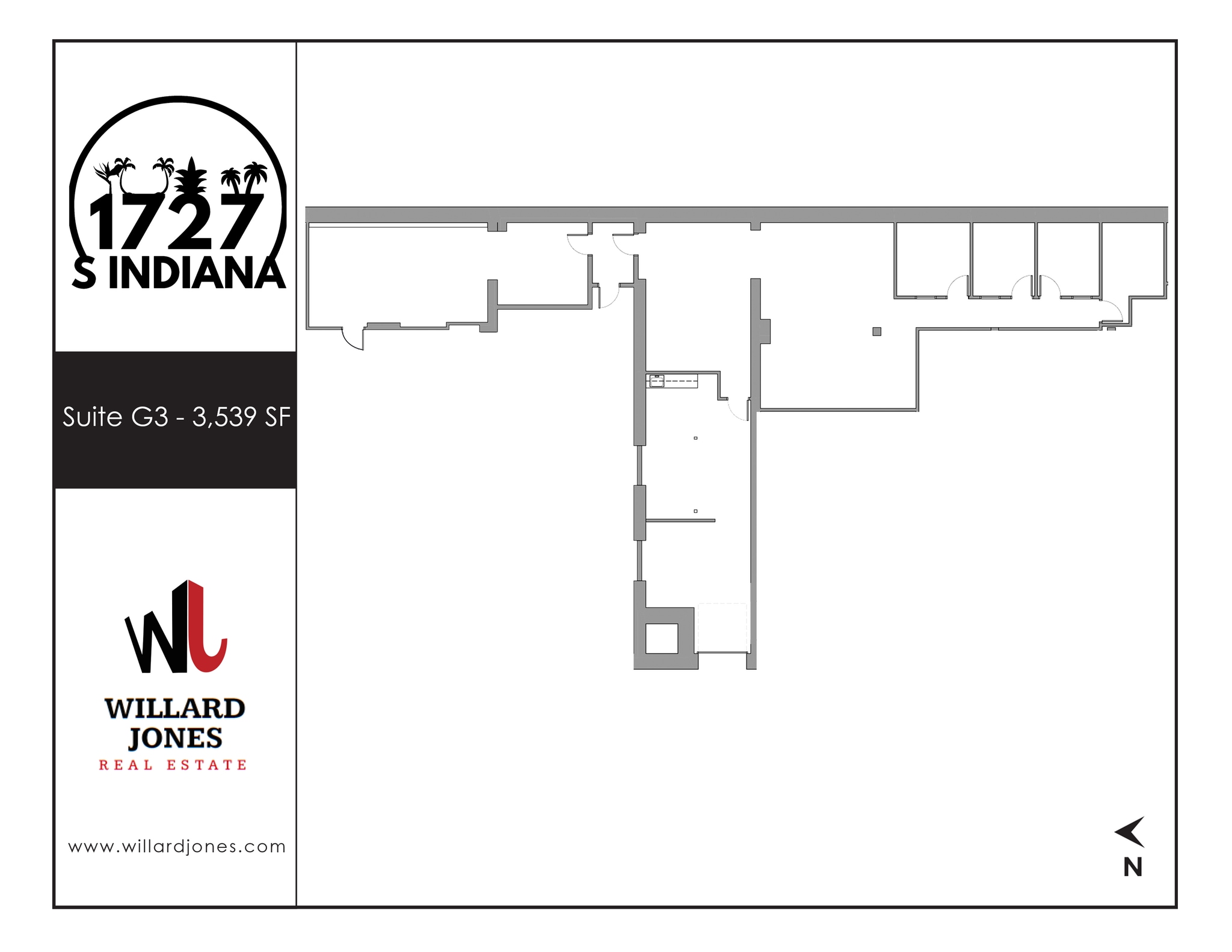1727 S Indiana Ave, Chicago, IL for lease Floor Plan- Image 1 of 1