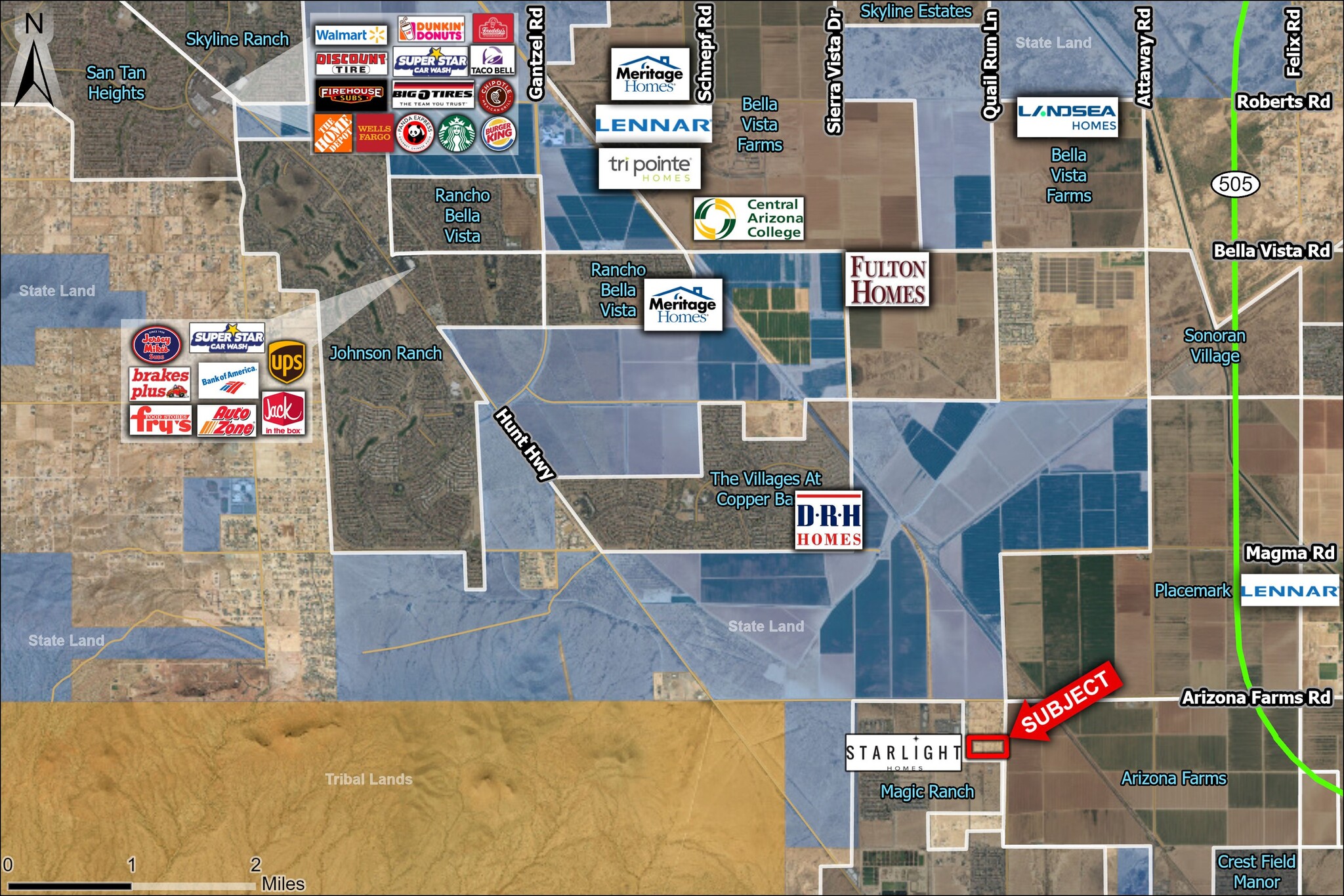 S of SEC Arizona Farms and Mitchell Trl rd, Florence, AZ for sale Primary Photo- Image 1 of 1