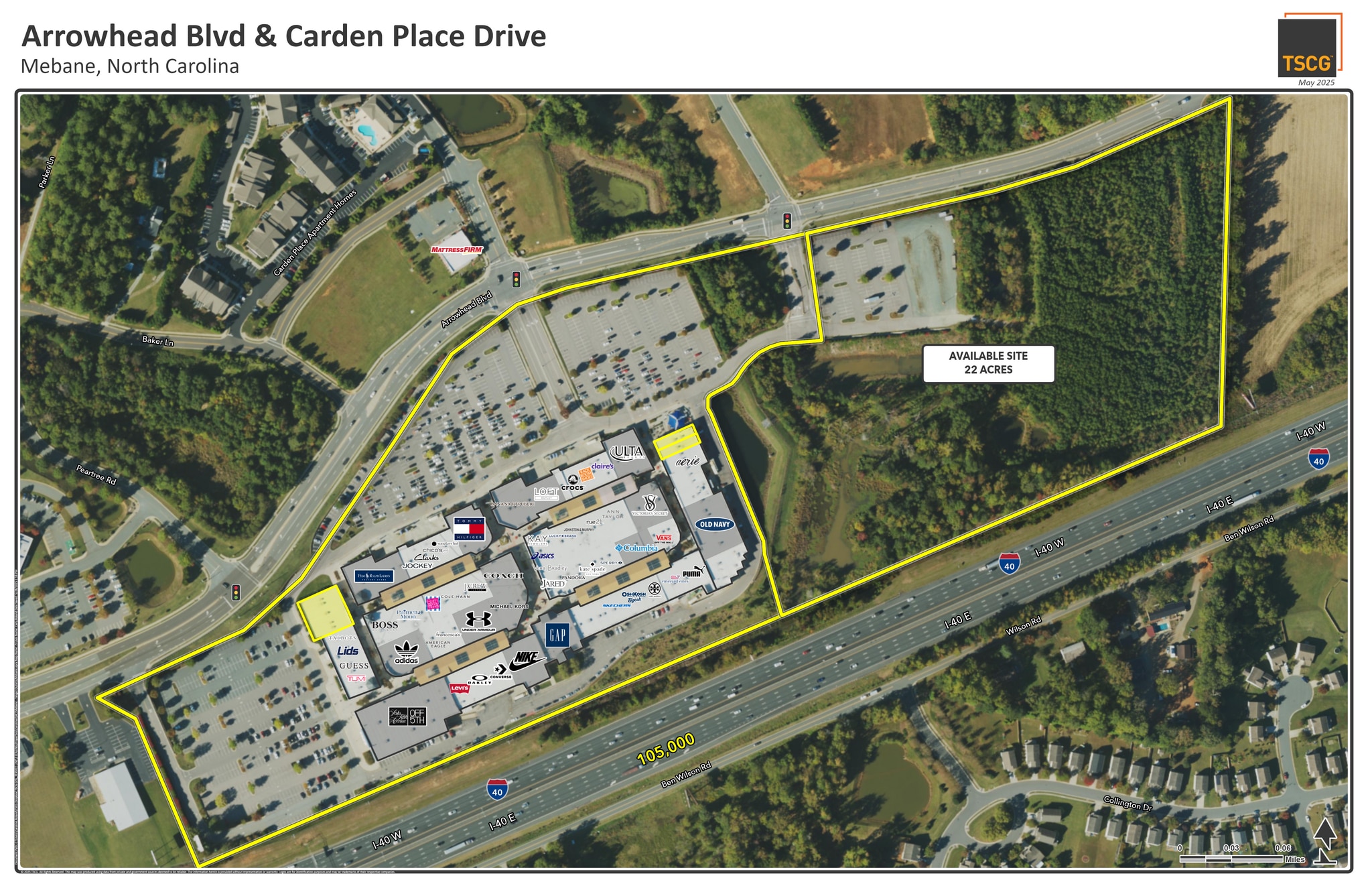 4000 Arrowhead Blvd, Mebane, NC for lease Aerial- Image 1 of 14