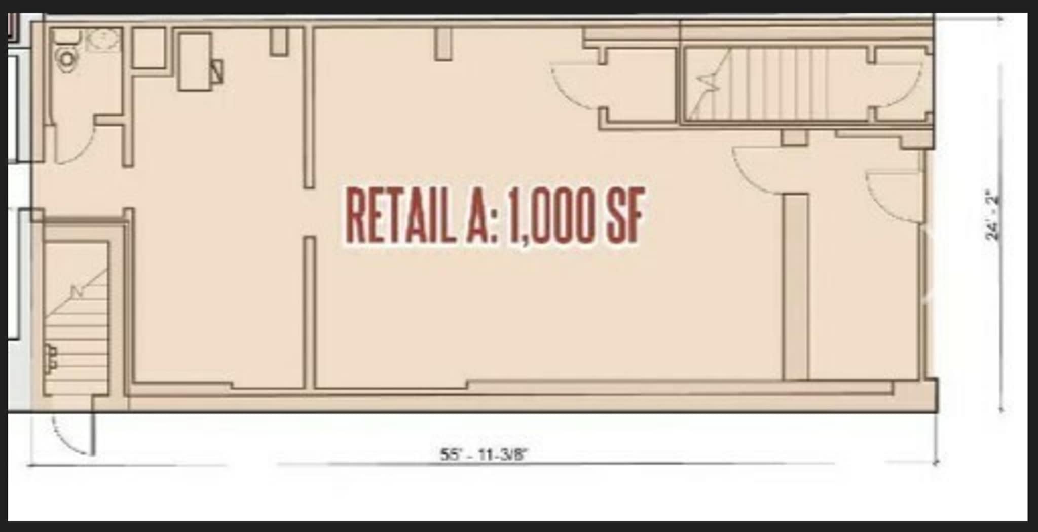 2006-2008 W Chicago Ave, Chicago, IL for lease Floor Plan- Image 1 of 4