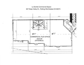 927 Deep Valley Dr, Rolling Hills Estates, CA for lease Site Plan- Image 2 of 4