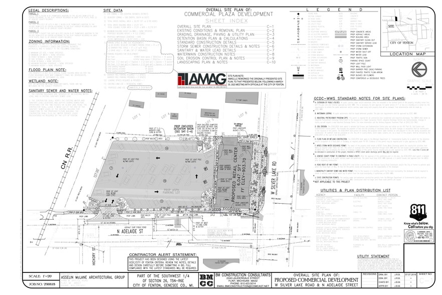 406 W Silver Lake Rd, Fenton, MI for sale - Site Plan - Image 3 of 3
