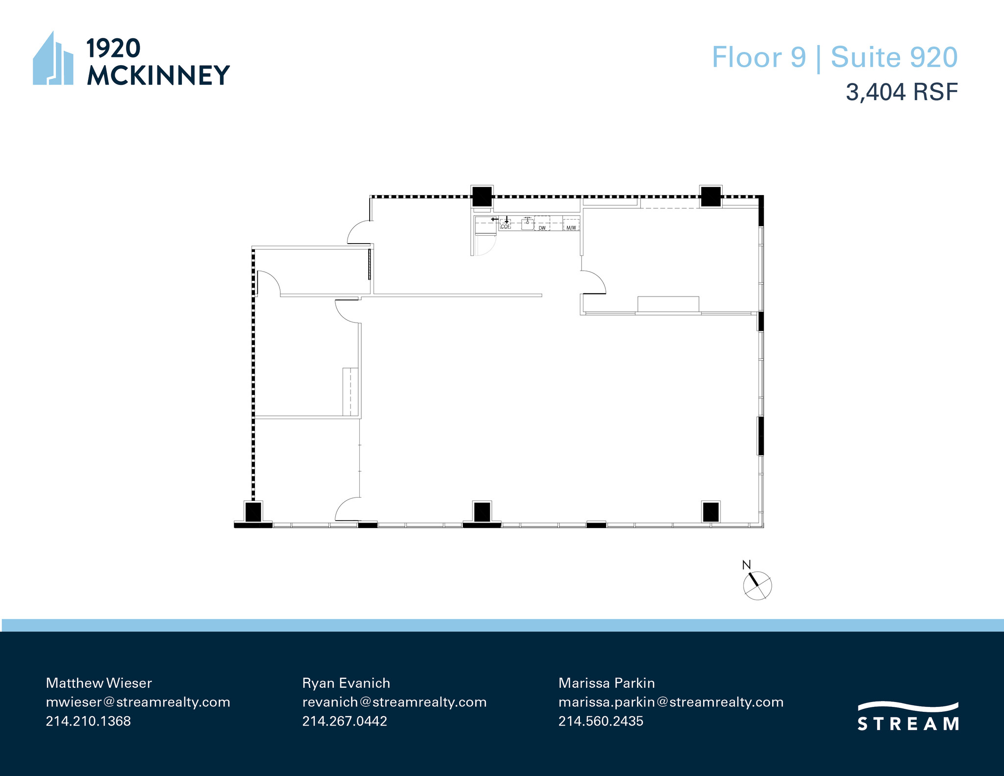 1920 McKinney Ave, Dallas, TX for lease Floor Plan- Image 1 of 1