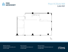 1920 McKinney Ave, Dallas, TX for lease Floor Plan- Image 1 of 1