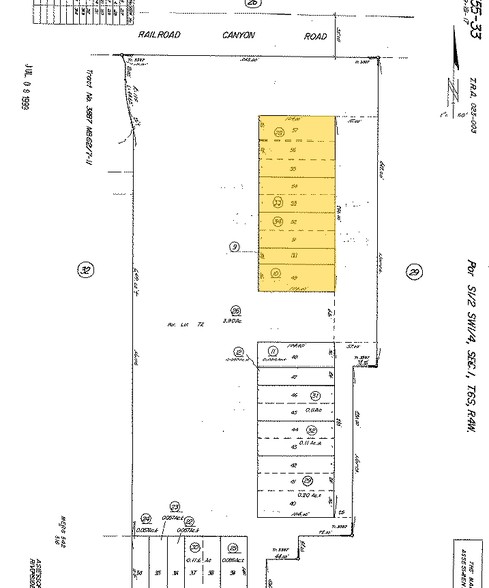 31504-31526 Railroad Canyon Rd, Canyon Lake, CA for lease - Plat Map - Image 2 of 19