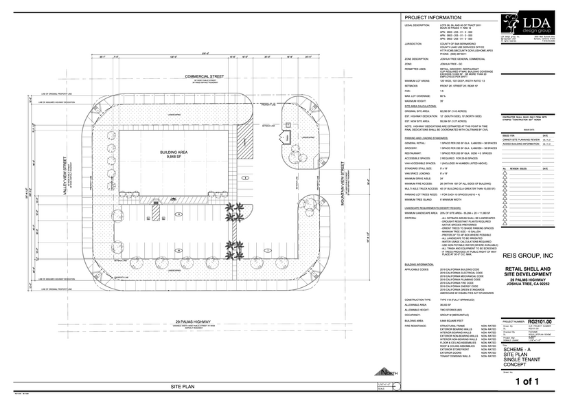 62045 Twentynine Palms Hwy, Joshua Tree, CA for lease - Site Plan - Image 3 of 9