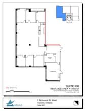 1 Richmond St W, Toronto, ON for lease Floor Plan- Image 1 of 1