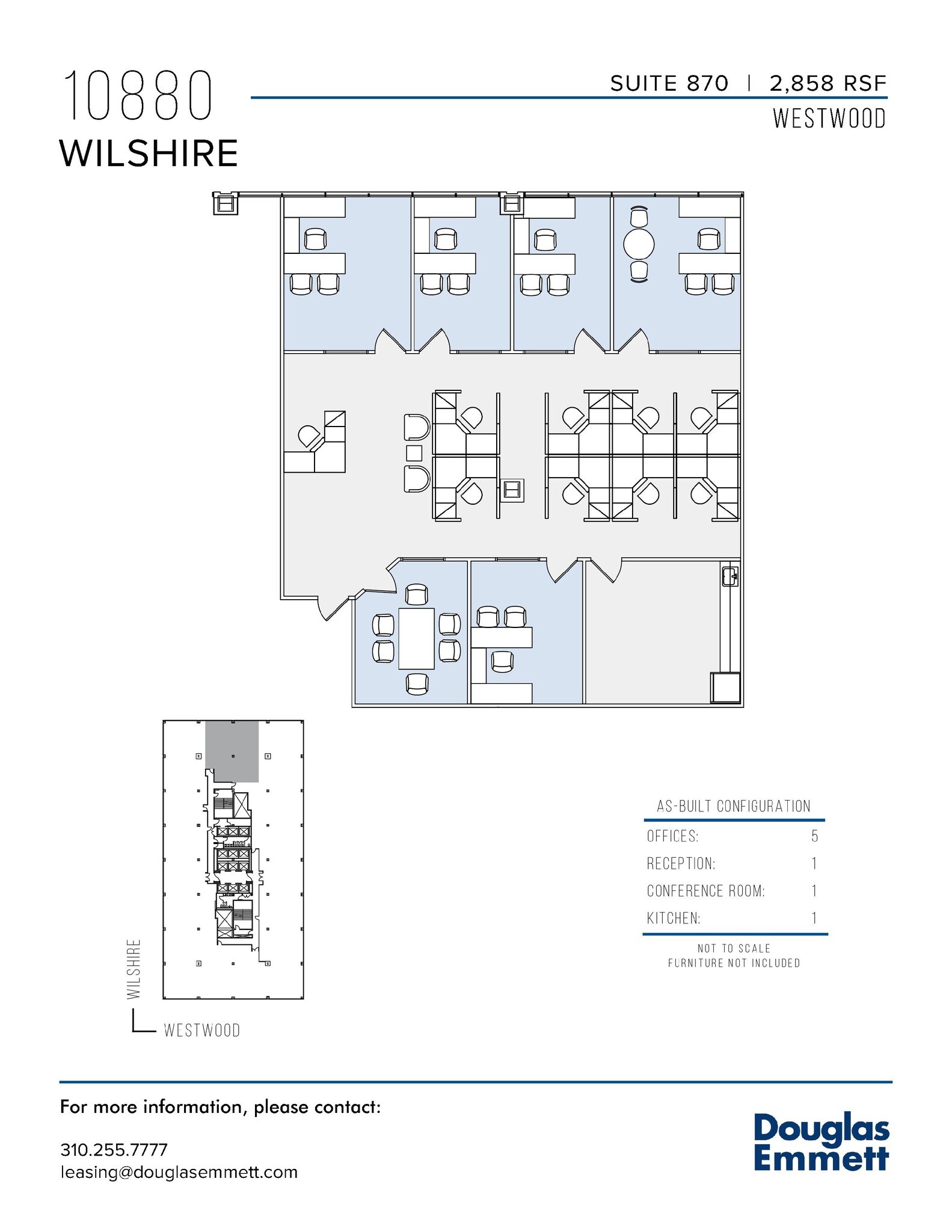 10880 Wilshire Blvd, Los Angeles, CA for lease Floor Plan- Image 1 of 1