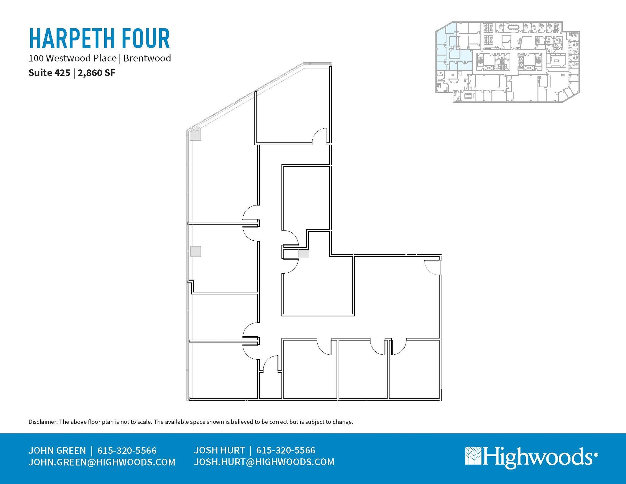 100 Westwood Pl, Brentwood, TN for lease Floor Plan- Image 1 of 1