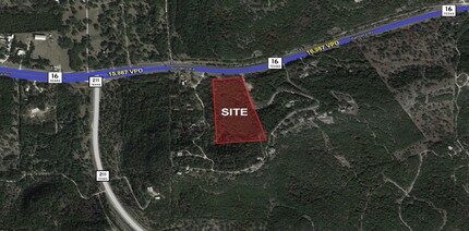 19057 N State Hwy 16, Helotes, TX - aerial  map view