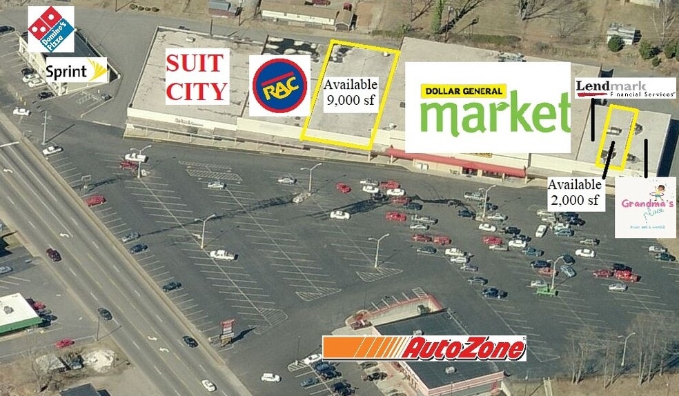 2424 Virginia Ave, Collinsville, VA for lease - Aerial - Image 1 of 8