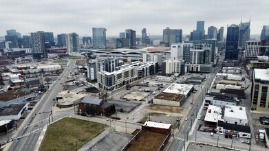 625 4th Ave S, Nashville, TN - aerial  map view