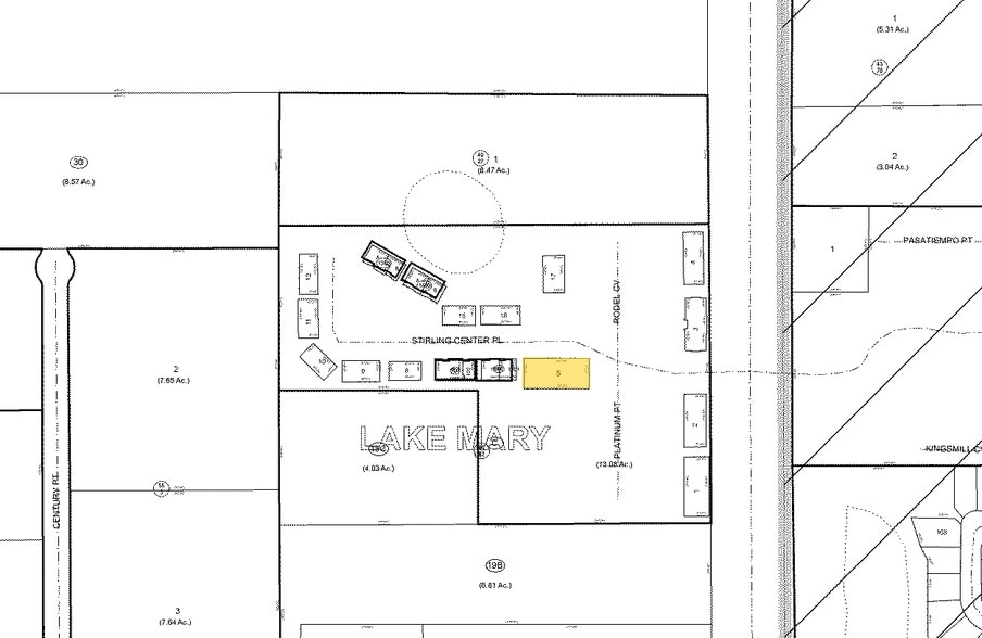 731 Stirling Center Pl, Lake Mary, FL for lease - Plat Map - Image 2 of 18