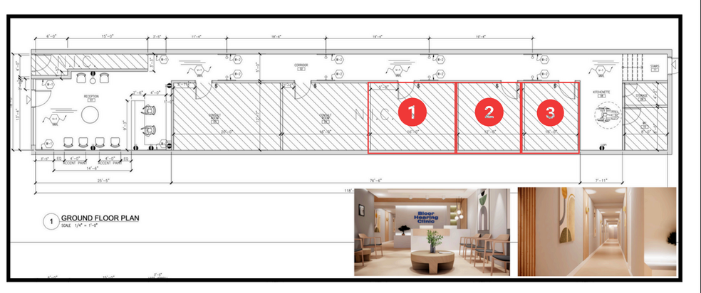 1076A Bloor St W, Toronto, ON for lease - Floor Plan - Image 1 of 1