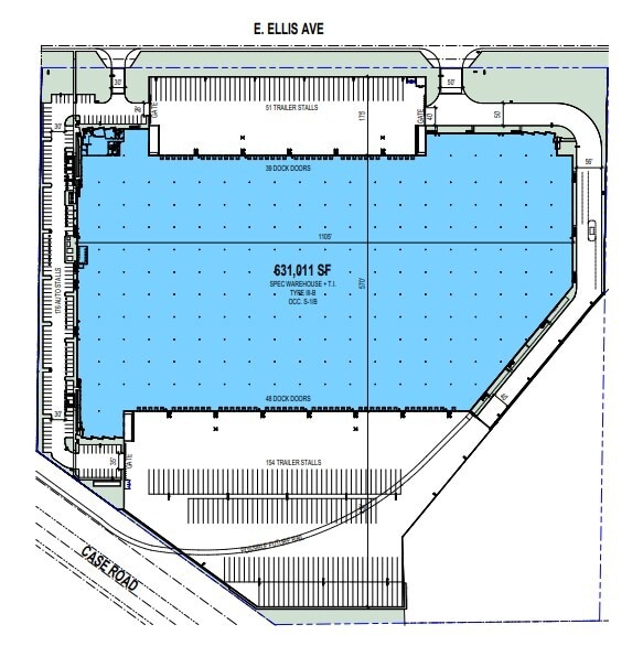 409 E Ellis Ave, Perris, CA for lease - Site Plan - Image 3 of 4