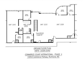 13353 Commerce Pky, Richmond, BC for lease Floor Plan- Image 2 of 12