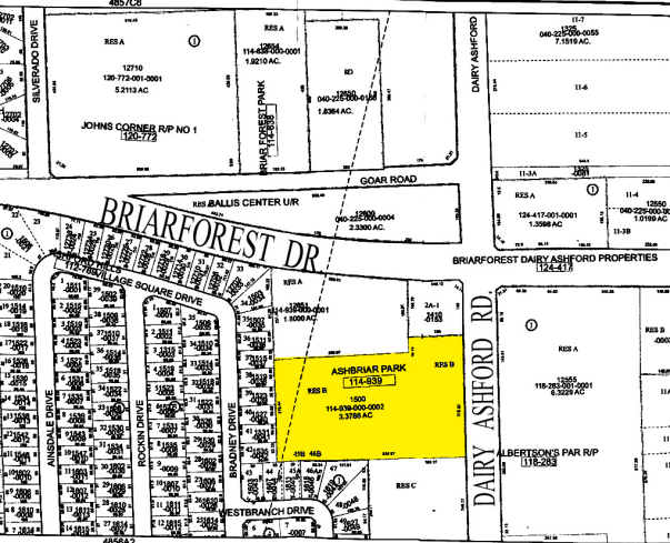 1500 S Dairy Ashford Rd, Houston, TX for lease - Plat Map - Image 2 of 36