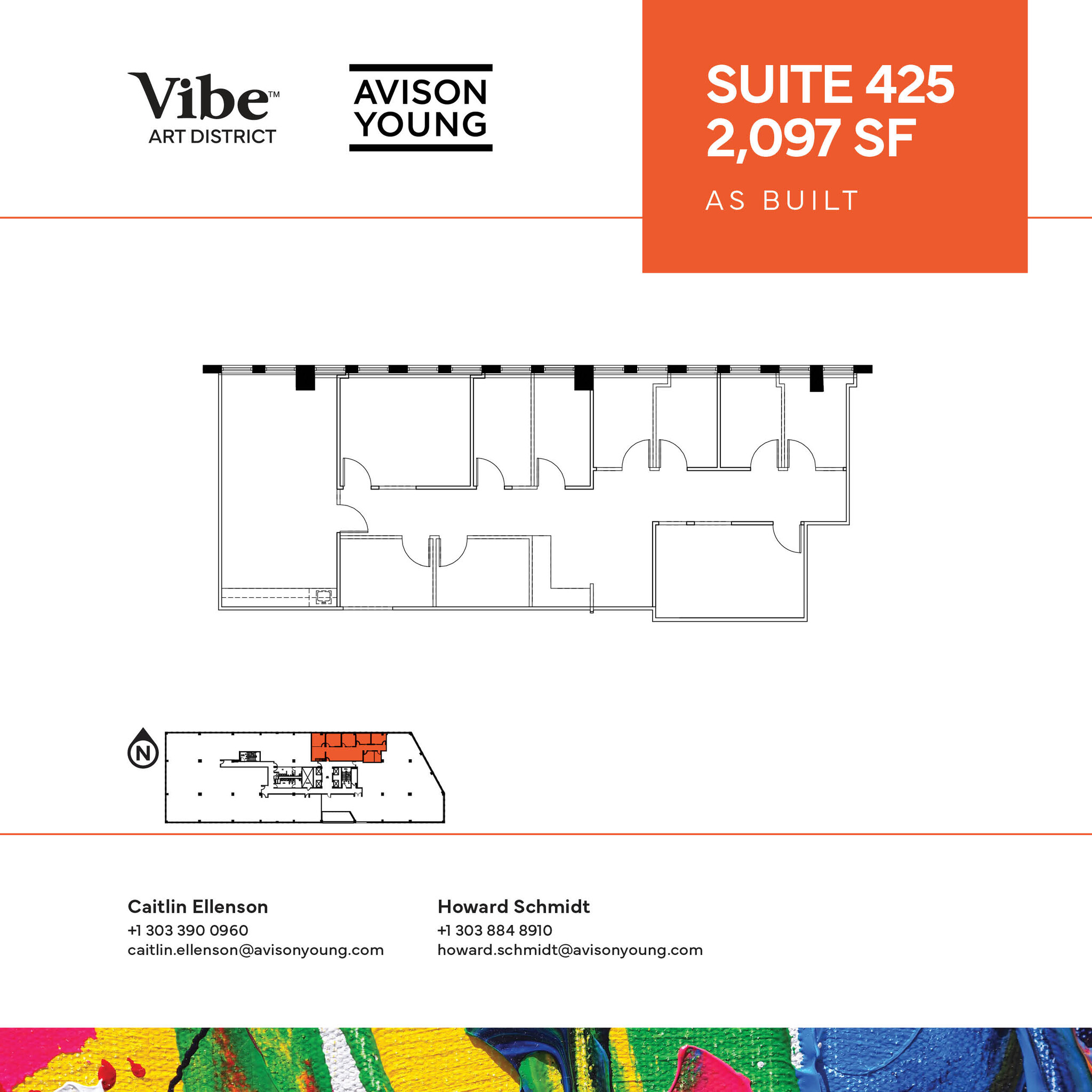 1391 N Speer Blvd, Denver, CO for lease Floor Plan- Image 1 of 2