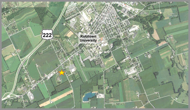 W Kutztown Rd, Kutztown, PA - aerial  map view