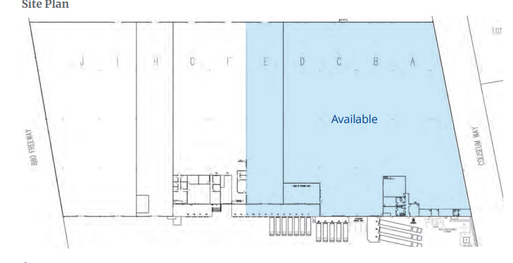 6195 Coliseum Way, Oakland, CA for lease Site Plan- Image 1 of 1