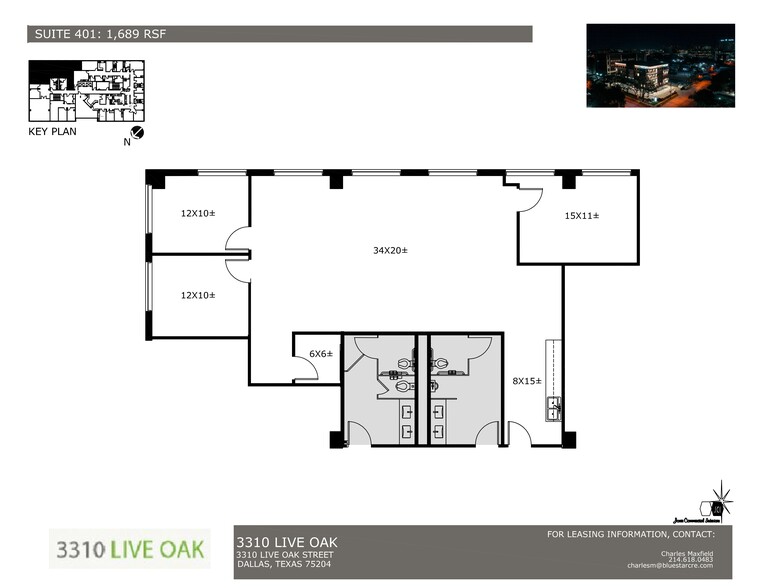 3310 Live Oak St, Dallas, TX for lease - Site Plan - Image 2 of 12