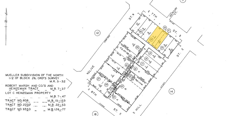 410 W 7th St, Los Angeles, CA for lease - Plat Map - Image 2 of 9