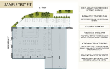 702 Hamilton St, Allentown, PA for lease Site Plan- Image 2 of 2