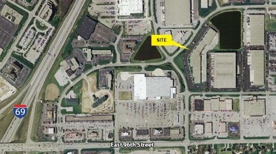 9715 Kincaid Dr, Fishers, IN - AERIAL  map view